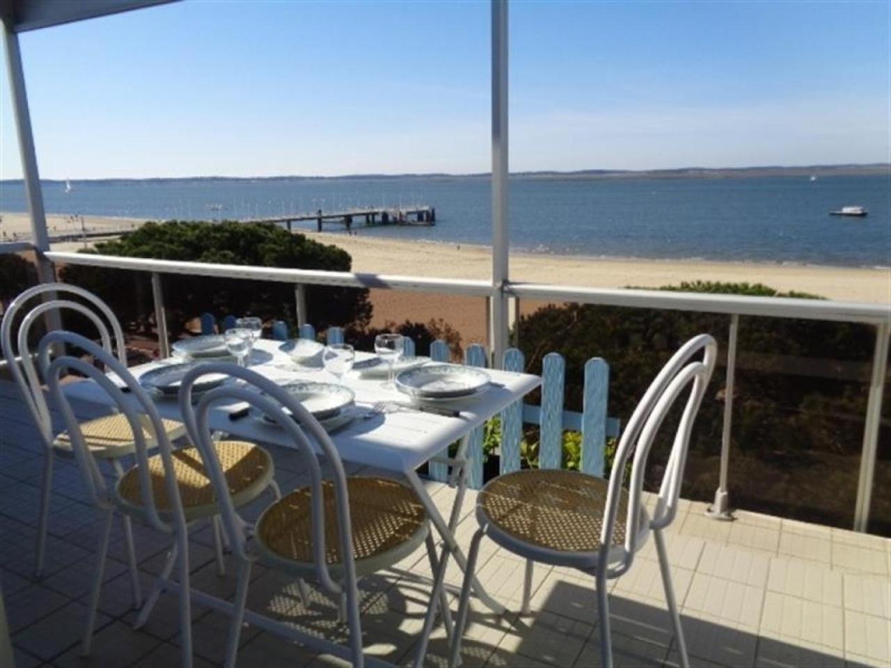 Appartement T3 Au Centre D'Arcachon Avec Vue Mer, Terrasse Et Parking Securise - Fr-1-374-74 Zewnętrze zdjęcie